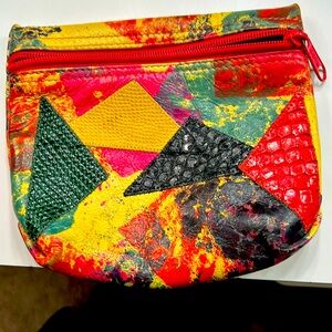 Vintage Carlos Falchi makeup bag